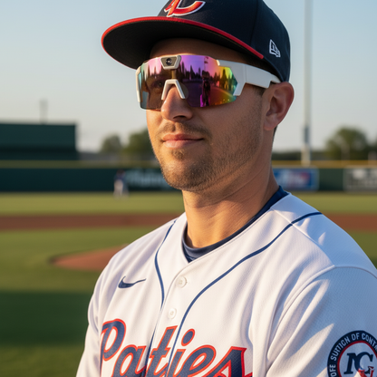 Player Showcasing White Glasses 12