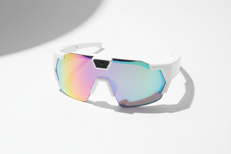 White POV Glasses - Front View